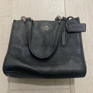 Black crossbody COACH bag
